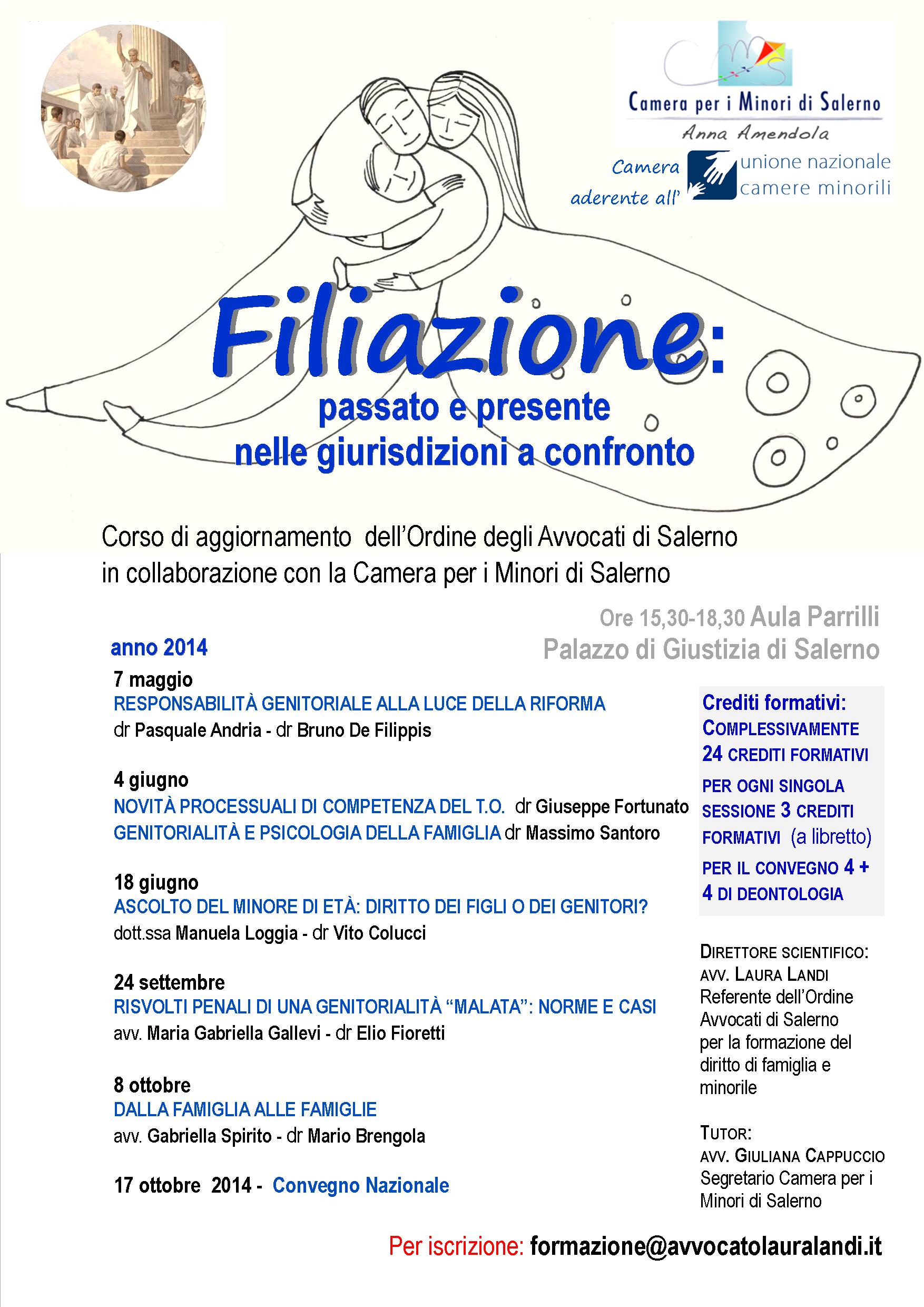 locandina formazione C.O.A.  2014 filiazione