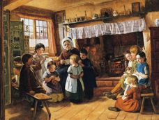 rankley alfred 001 the village school 1855 small